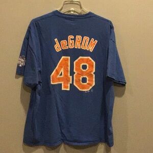 NY Mets 2015 World Series Jacob DeGrom t-shirt baseball